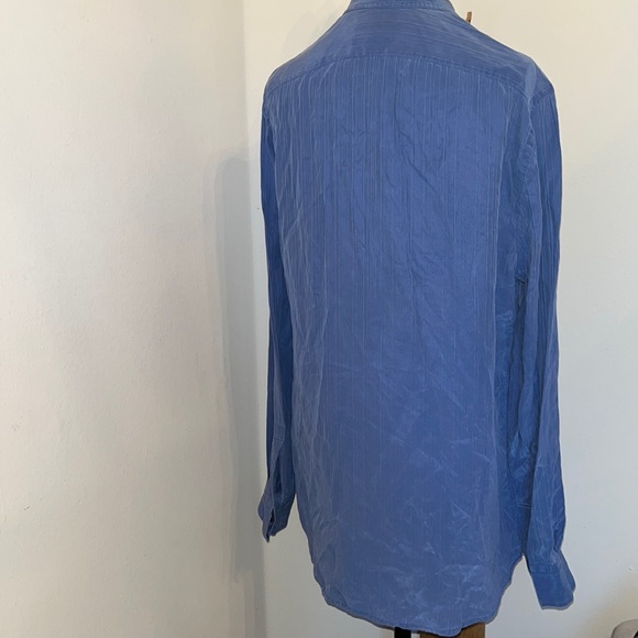 Murano Silk Blouse Size Medium Long Sleeve - Picture 3 of 5